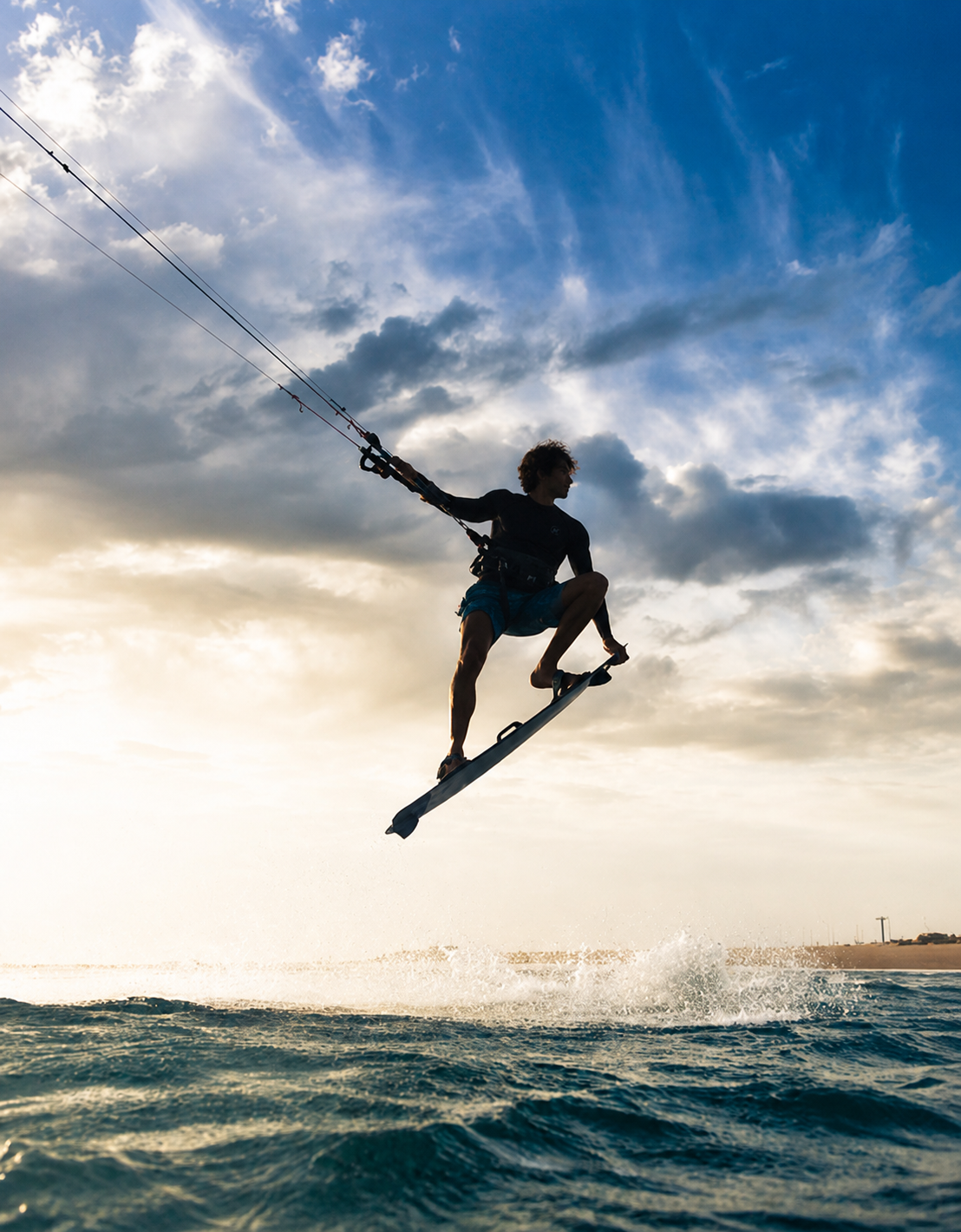 Silhouette jump